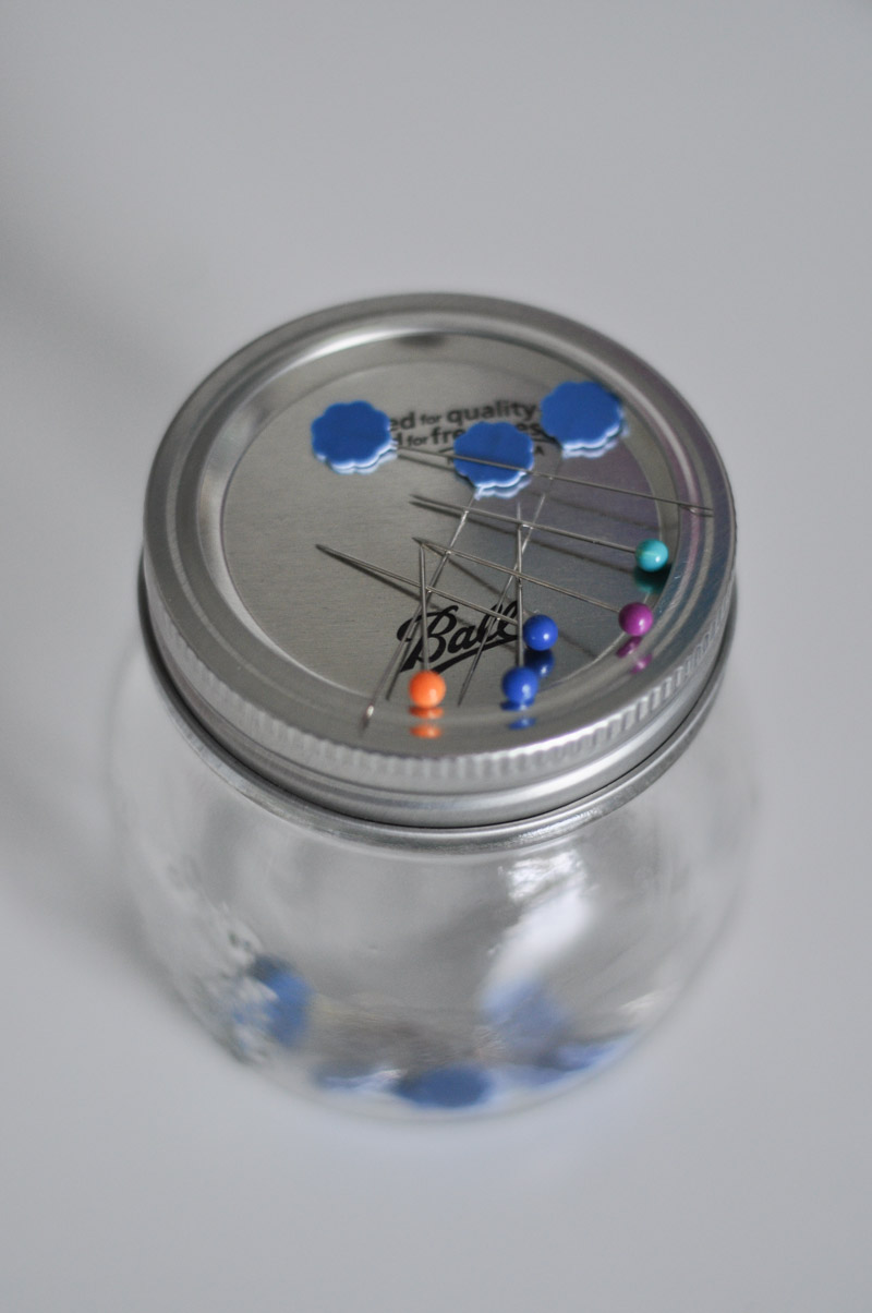 Mason Jar Magnetic Pin Holder - Suburble
