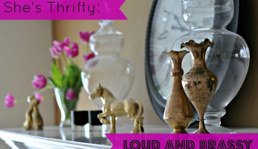 Thrift Store Gems: Cleaning Brass Naturally