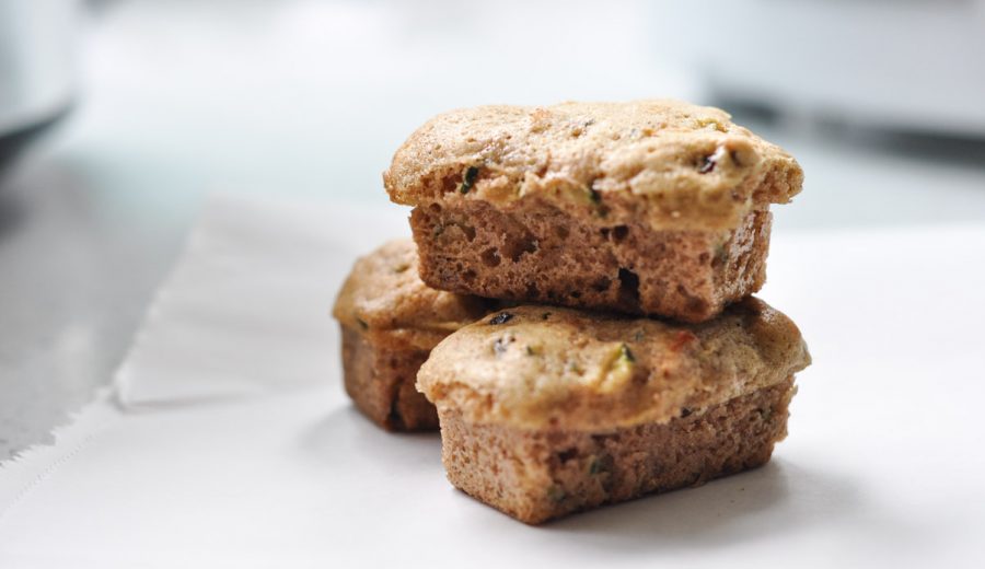 Zucchini Mini-Loaves with Pumpkin Pie Spice