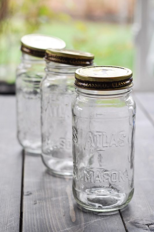 Mason Jar Storage with Decorative Knobs - Suburble