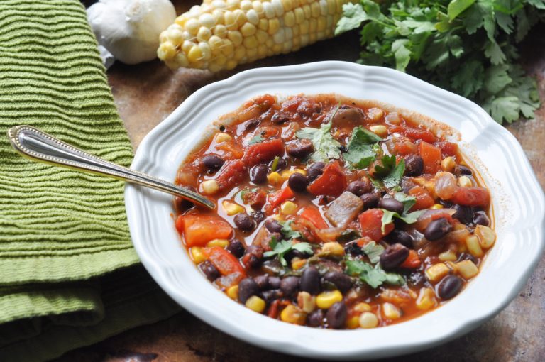 Southwest Black Bean and Corn Soup - Suburble