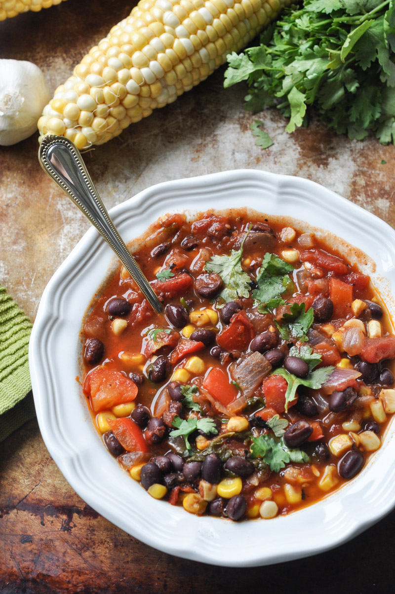 Southwest Black Bean and Corn Soup - Suburble